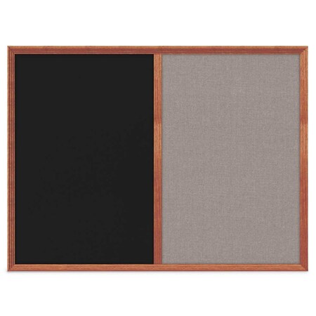 United Visual Products Slim Style Indoor Enclosed Corkboard, 12 UV500SC-GOLD-SURF